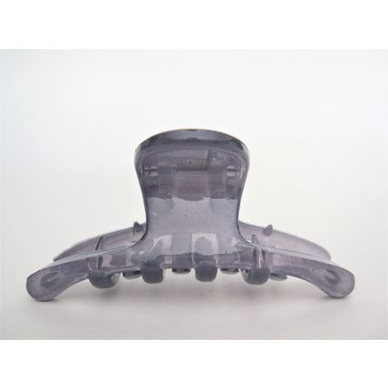 Small blue or gray hair claw clip for fine, thin hair