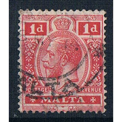Malta 1914 SG73 ma1 King George V 1d Used Stamp