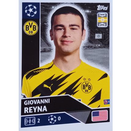 2020 Topps Champions League 20/21 Sticker DOR13 Giovanni Reyna
