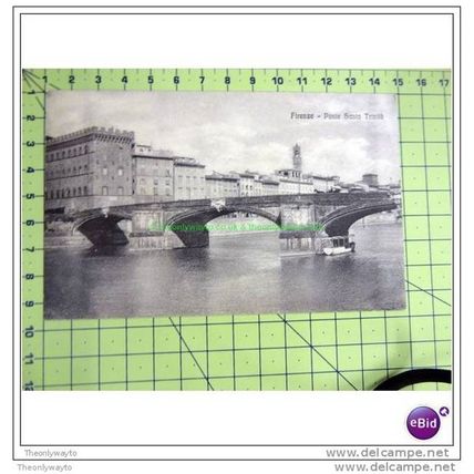 PONTE SANTA TRINITA, FIRENZE (FLORENCE), ITALY, Postcard