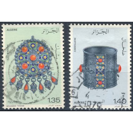 Jewellery: 1.35d & 1.40d - Algeria 1978 - F H - MiNr 732/3