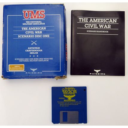 UMS AMERICAN CIVIL WAR SCENARIO DISC ONE FOR COMMODORE AMIGA - TESTED & WORKING
