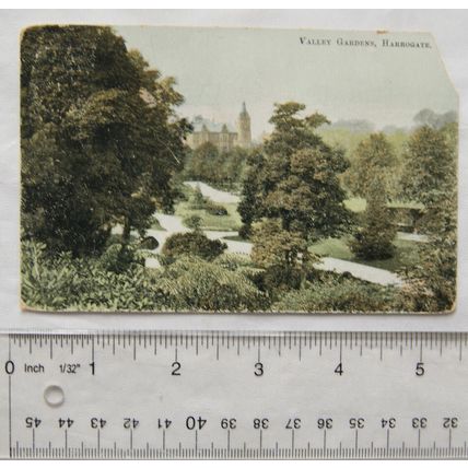 1908 postcard Valley Gardens, Harrogate
