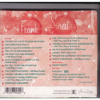 Frank Sinatra : The Christmas Collection. CD Album & DVD Disc. New/sealed.