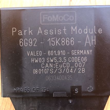Land Rover LR013404 LR2 Jaguar C2P16707 Park Assist Module 6G92-15K866-AH