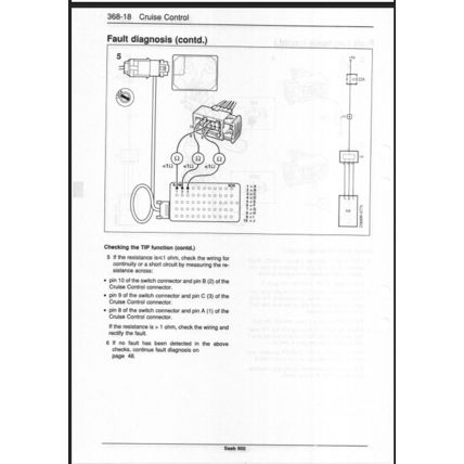 Saab 900 Electrical System Workshop Manual 1994 199321103 PDF