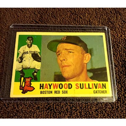 1960 Topps 474 Haywood Sullivan Boston Red Sox Catcher 7.0 NM Shape No Creases