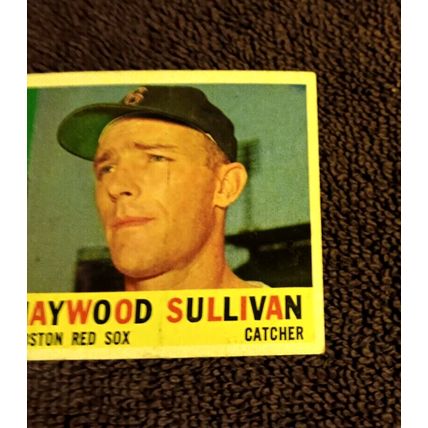 1960 Topps 474 Haywood Sullivan Boston Red Sox Catcher 7.0 NM Shape No Creases
