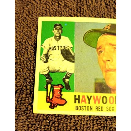 1960 Topps 474 Haywood Sullivan Boston Red Sox Catcher 7.0 NM Shape No Creases