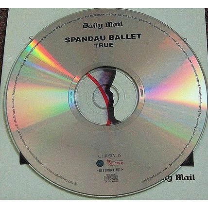 SPANDAU BALLET : TRUE - PROMO CD from the DAILY MAIL newspaper *