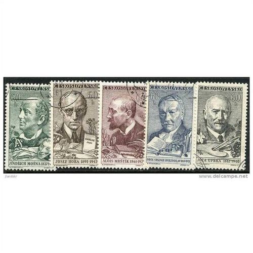 1961 Michel 1258/1262 - #2 cancelled