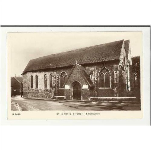 Kent SANDWICH St Mary's Church Postcard by Kingsway (S.5433)