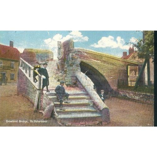 Shurey's series Antique PC 1909 - Crowland Bridge, Nr. Peterboro, Cambridgeshire