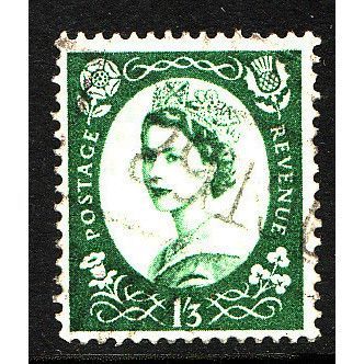 1958-65, 1/3d green, Used Stamp SG 585#5
