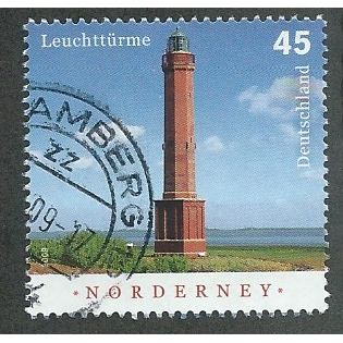 GER 2009 €0.45 'LIGHTHOUSES -NORDERNEY' FINE USED (EBID48-619)