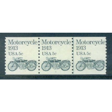 1899 5c Motorcycle Fine MNH Dry Gum PNC 1/3 W0532