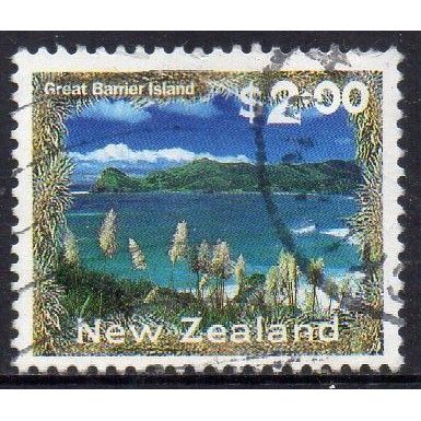 New Zealand 2000 Scenic Definitive - Great Barrier Island $2.00 Sheet Used