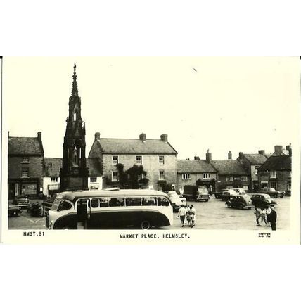 Yorkshire HELMSLEY Market Place Postcard (Frith HMSY.61)