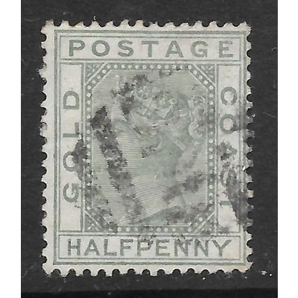 GOLD COAST 1884 1/2d HALF PENNY QV USED