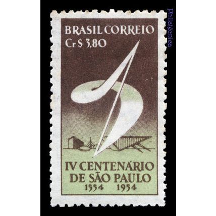 Brazil 1953 unused (mint, no gum) c1953-04