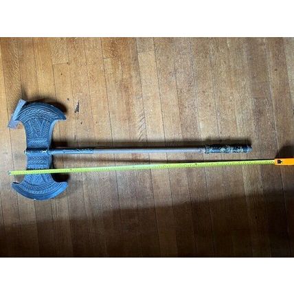 ORIGINAL WOODEN 'AXE' PROP FROM FILM 'EXCALIBUR' (1981)