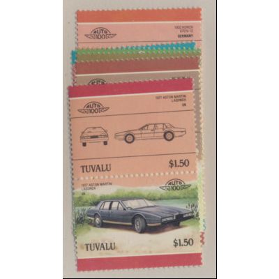 Tuvalu Stamps Scott #332 To 339, Mint Never Hinged, Pairs