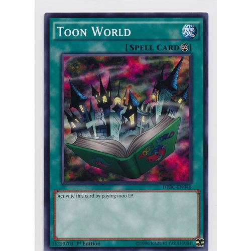 YuGiOh Duelist Pack: Battle City DPBC-EN046 Toon World 1st Edition