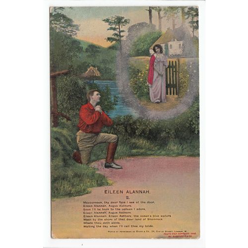 Eileen Alannah Bamforth Song Card Postcard 4508/2