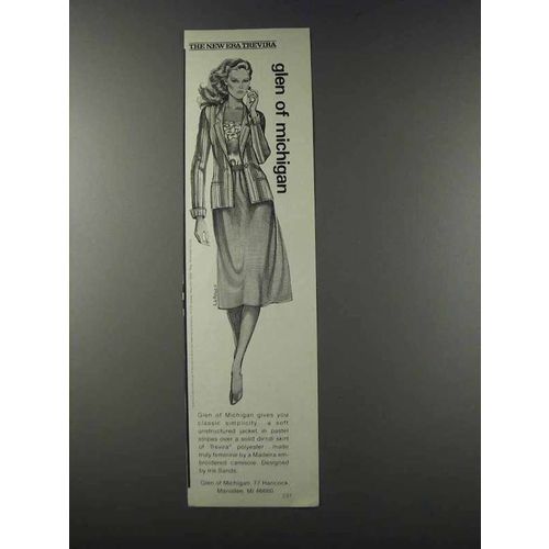 1981 Glen of Michigan Fashion Ad - Iris Sands