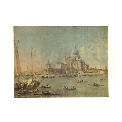 SANTA MARIA DELLA SALUTE by Guardi unused vintage postcard National Gallery =