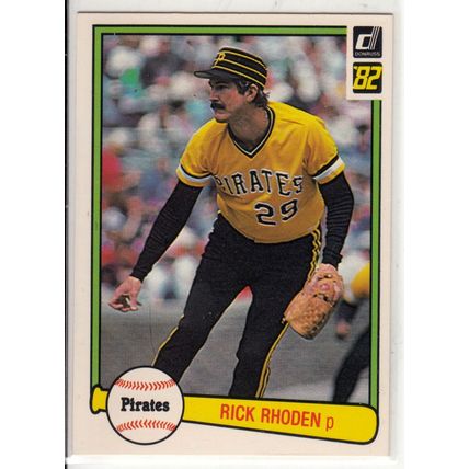 1982 Donruss baseball card 423 Rick Rhoden
