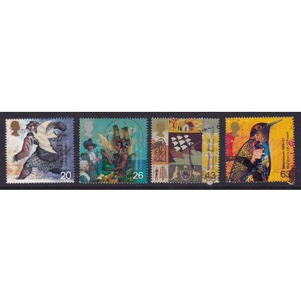 GB 1999 THE SETTLERS TALE SET USED SG2084-87