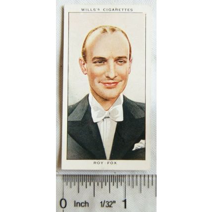 1934 Wills Radio Celebrities No. 47 Roy Fox