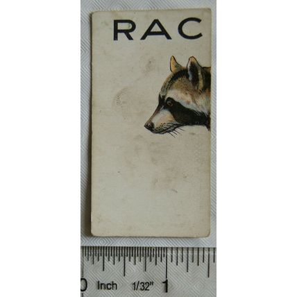 1929 Wills cigarette card Animalloys No. 31