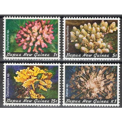 ZAYIX - Papua New Guinea 566-569 MNH Coral Marine Life 072922S67