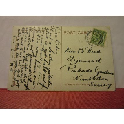 TOWN HALL, PORTSMOUTH HAMPSHIRE used antique postcard c.1910 pm =