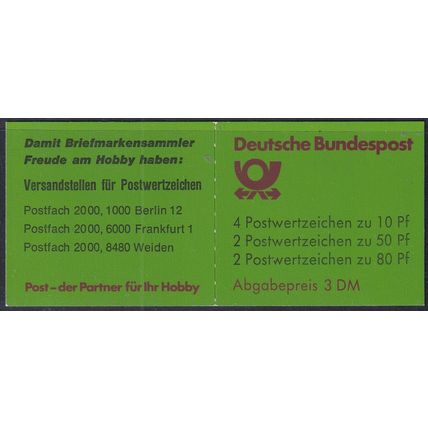 Germany 1989 SG SB74 UMM Booklet (B-143 04)