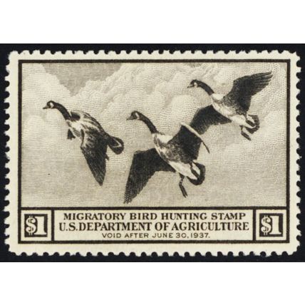 RW3, Mint VF/XF NH $1 Federal Duck Stamp * Stuart Katz