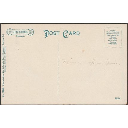 Denver & Rio Grande Railroad, Royal Gorge, Colorado, c.1910 - Colorado News PC