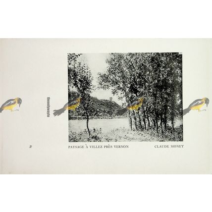 Danseuses Au Foyer, Degas & Paysage A Villez, Monet, Book Illustration, 1920