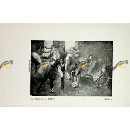 Danseuses Au Foyer, Degas & Paysage A Villez, Monet, Book Illustration, 1920
