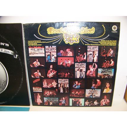 VINTAGE COUNTRY ALBUMS BUCK OWENS HANK THOMPSON JIM 'N' GARY - MANY AUTOGRAPHED