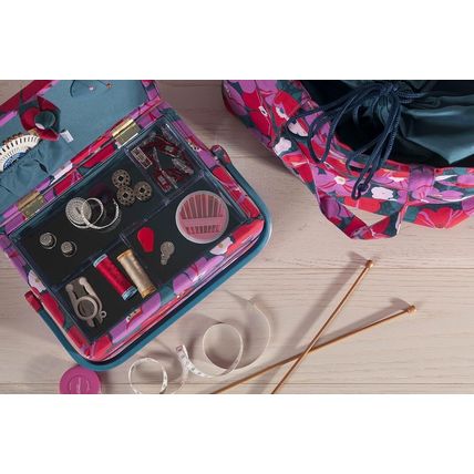 Hobby Gift Large Sewing Craft Hobby Storage Box, Modern Floral