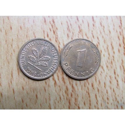 1985f 1 Pfennig Germany Coin
