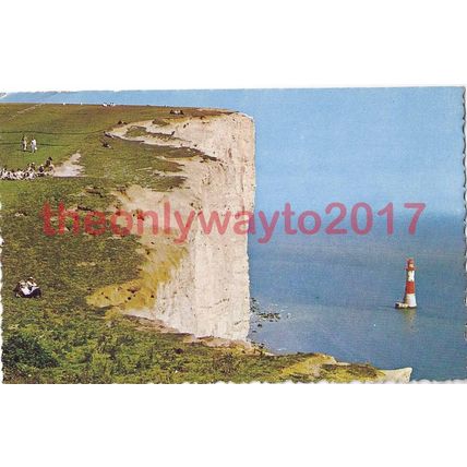 BEACHY HEAD LIGHTHOUSE FROM THE WEST, SUSSEX, ENGLAND, 1964, Postcard
