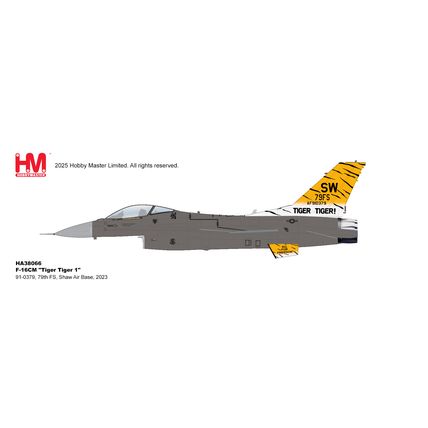 F-16CM TIGER TIGER 191-0379, 79TH FS - HOBBY MASTER HA38066 1/72 - PRE ORDER