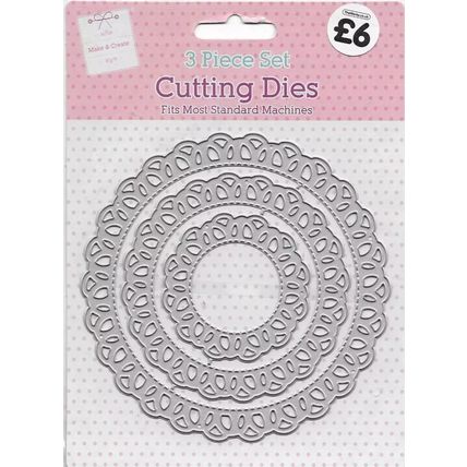 Make & Create. Nesting Circle Cutting Die Set. Die Cutting Cardmaking Crafts
