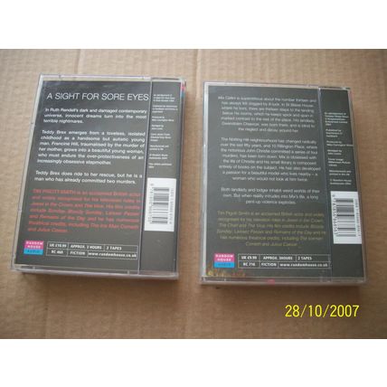 Ruth Rendell-A Sight for Sore Eyes & Thirteen Steps Down - 4 Audio Cassettes