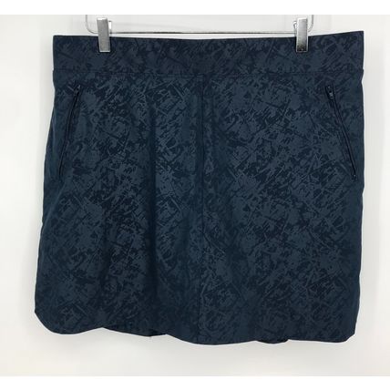 Orvis women's tennis golf shorts skort athletic shattered glass print size XL