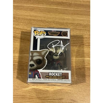 Funko Pop! Rocket #1202 Facsimile Laser Autographed Figure (Box & Protector)